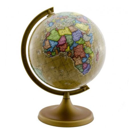 Globus Zachem polityczny stylizowany, 16cm - 2